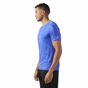 Reebok ACTIVCHILL Vent T Shirt Herren - Blau - DE 286-RNO